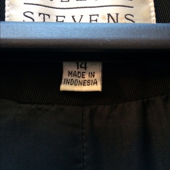 Valerie Stevens Black Blazer size 14 - Picture 4 of 5