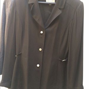 Valerie Stevens Black Blazer size 14