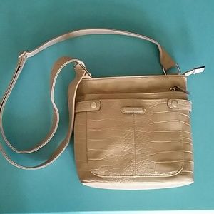 Elegant Rosetti Tan Crossbody Purse