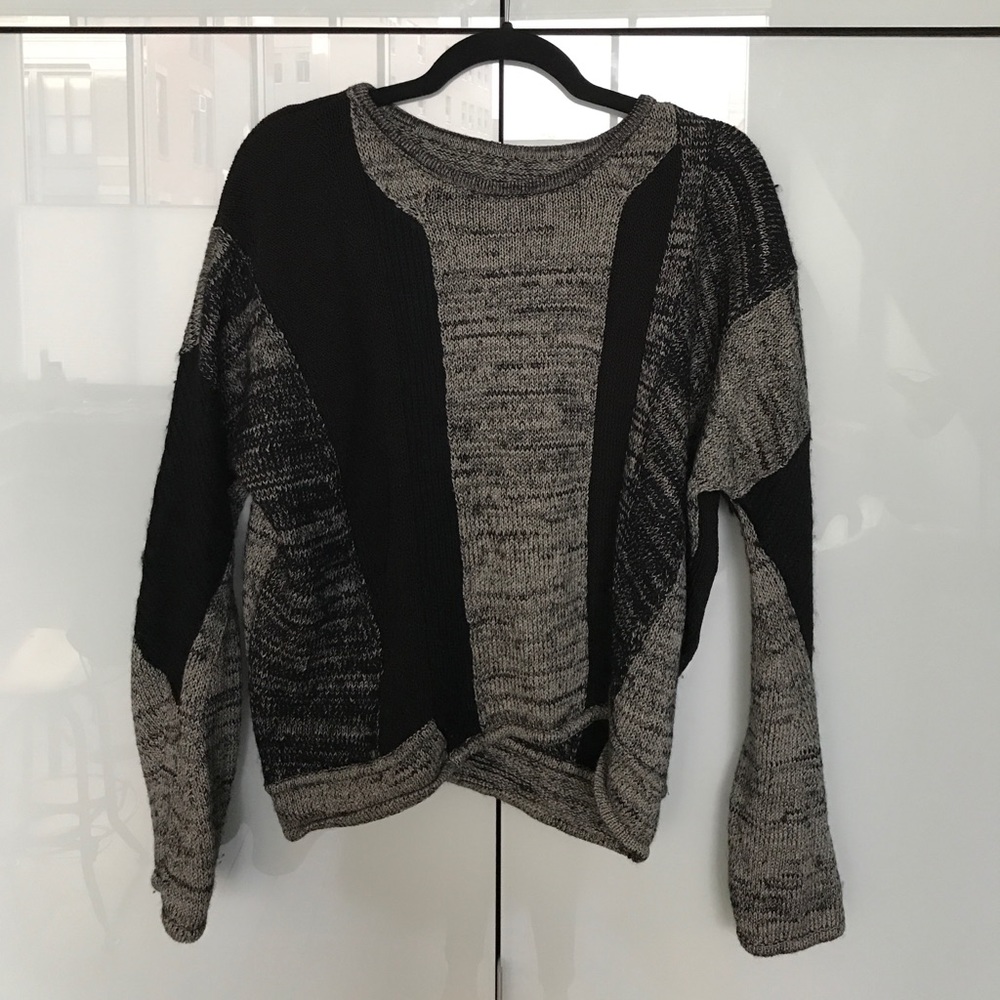 Helmut Lang sweater black and grey