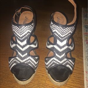 Lucky brand wedges! Worn once. Like new