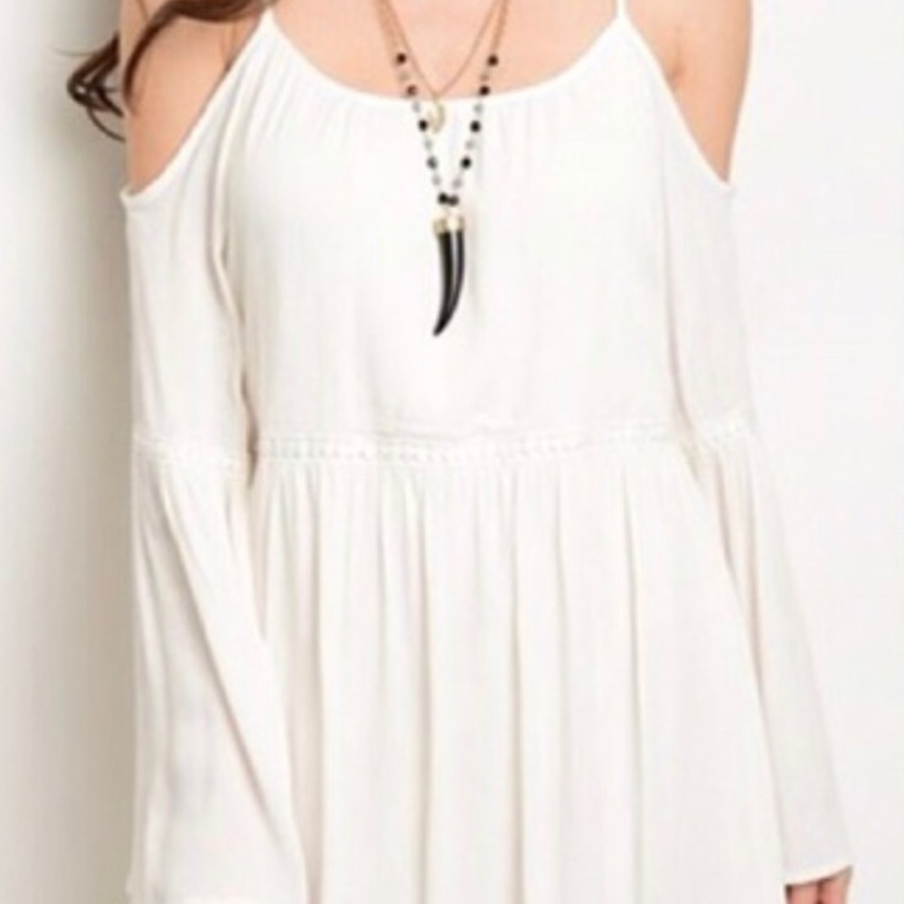 NWT Sage Cold Shoulder Dress Size S