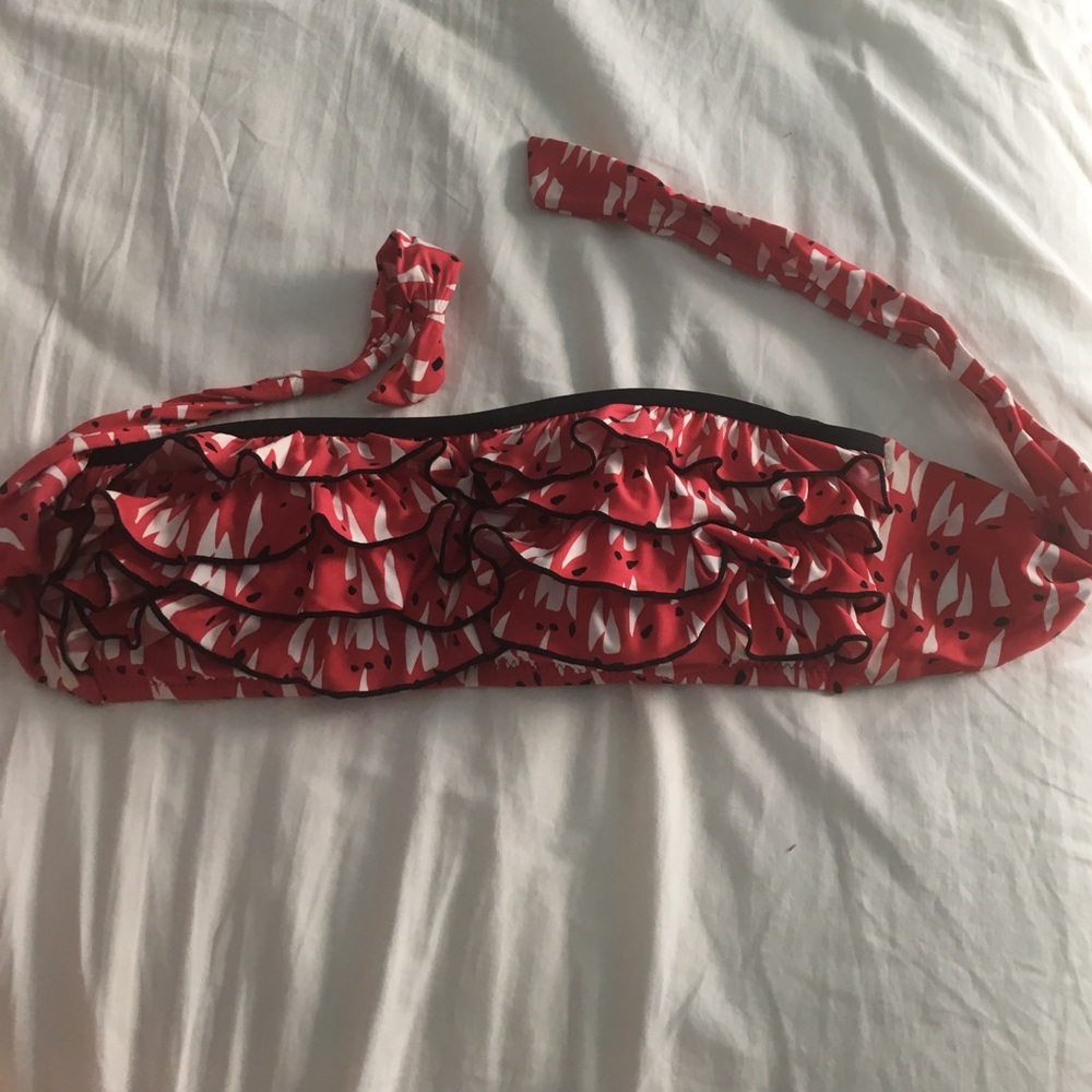 ABS ruffle bikini top