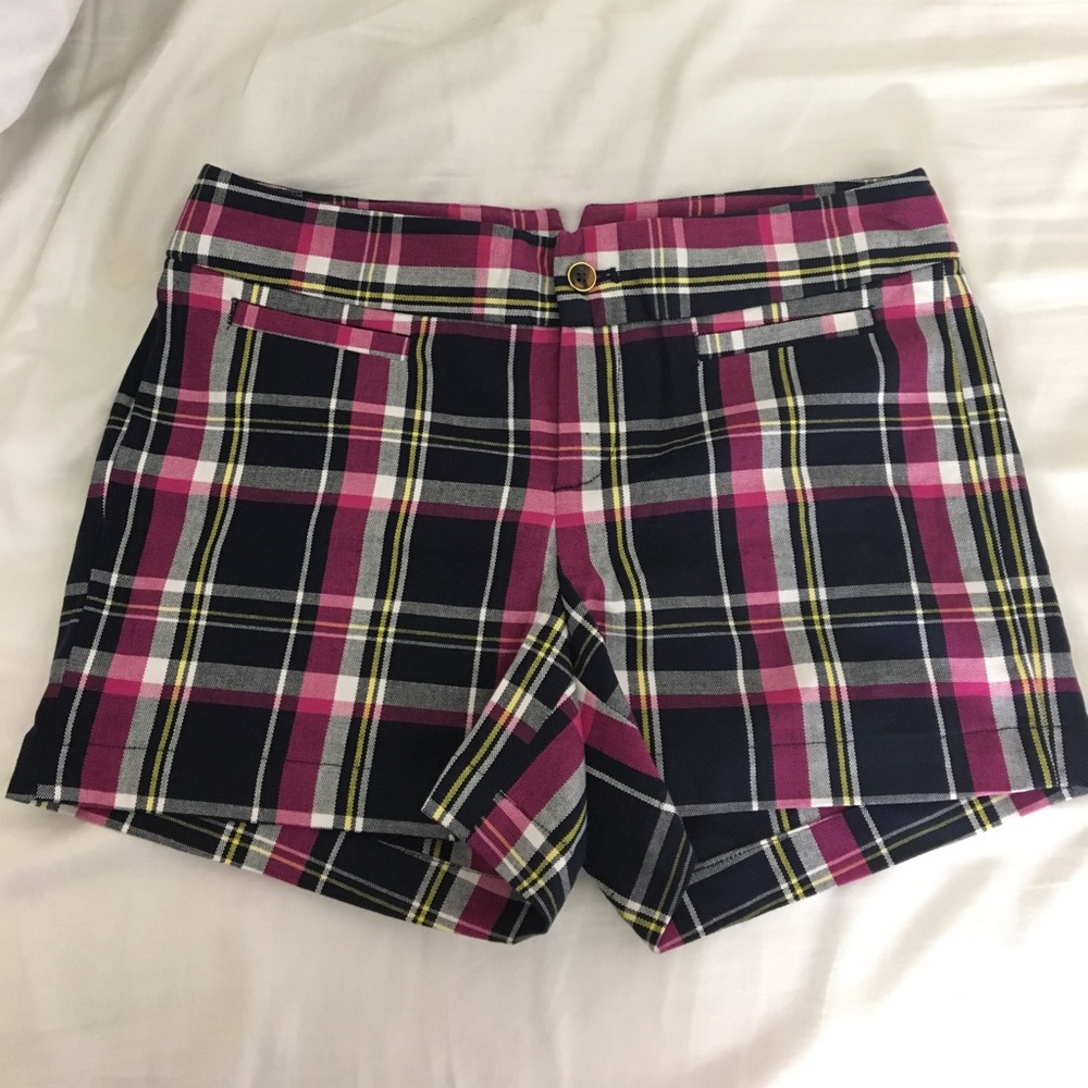 Plaid Banana Republic Shorts