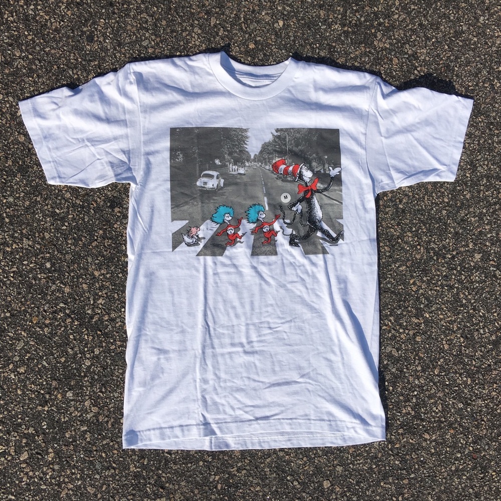 Dr. Seuss Cat in the Hat / The Beatles T-Shirt