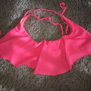 Pink bikini top