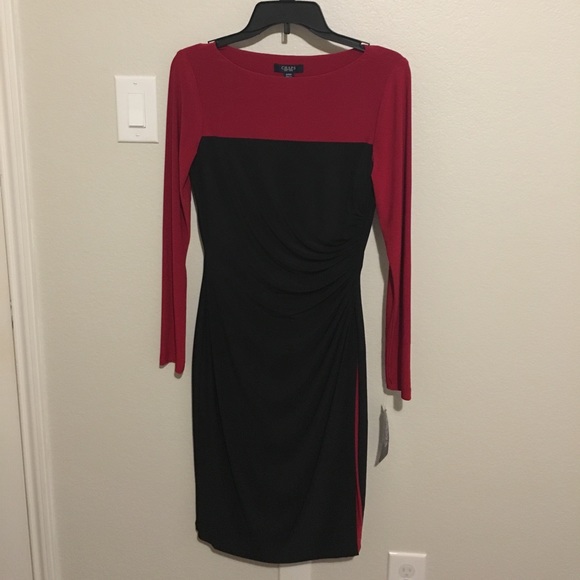 Chaps Dresses & Skirts - Classy Red/Black Dress