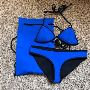 TRIANGL Blue Malibu Neoprene Bikini