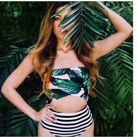 WILA Other - LAST ONE! Med Tropical Leaf One Piece Swimsuit