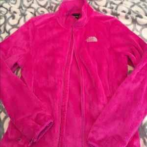 North face fuzzy jacket