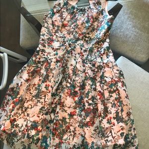 Floral Open Back Jessica Simpson Dress