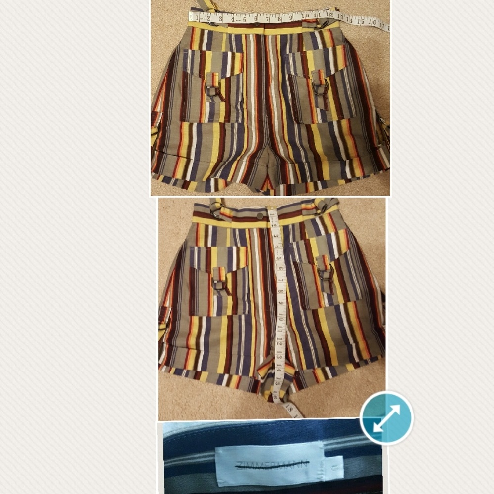0 and 2 zimmermann anthropologie shorts - Picture 8 of 8