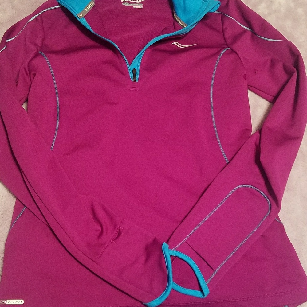 Saucony Purple Warm Running Jacket