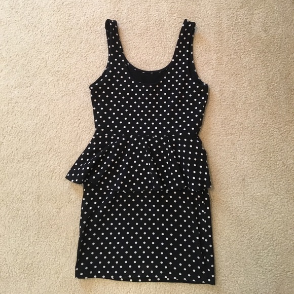 Forever 21 Tight Polkadot Dress - Picture 2 of 4
