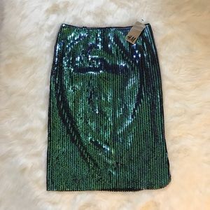 H&M Skirts - H&M Sequin Midi Skirt H&M Skirts - H&M Sequin Midi Skirt
