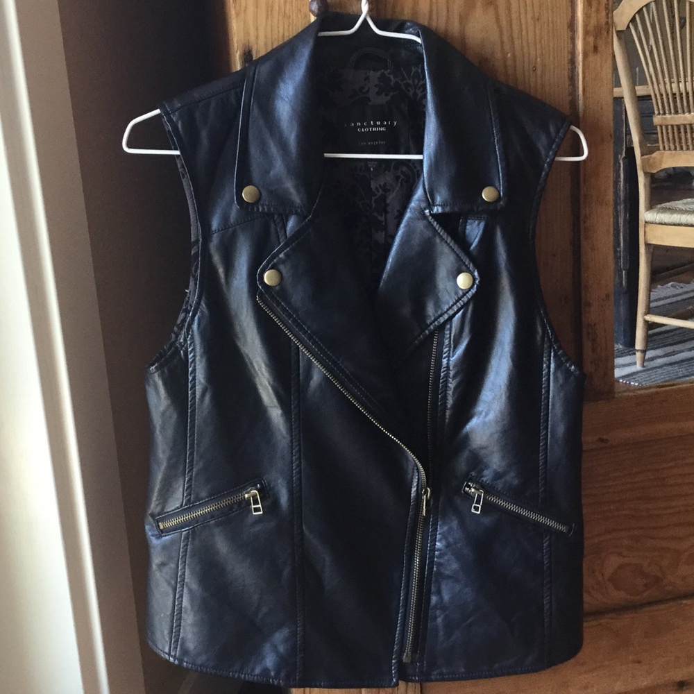 Sanctuary Leather Vest