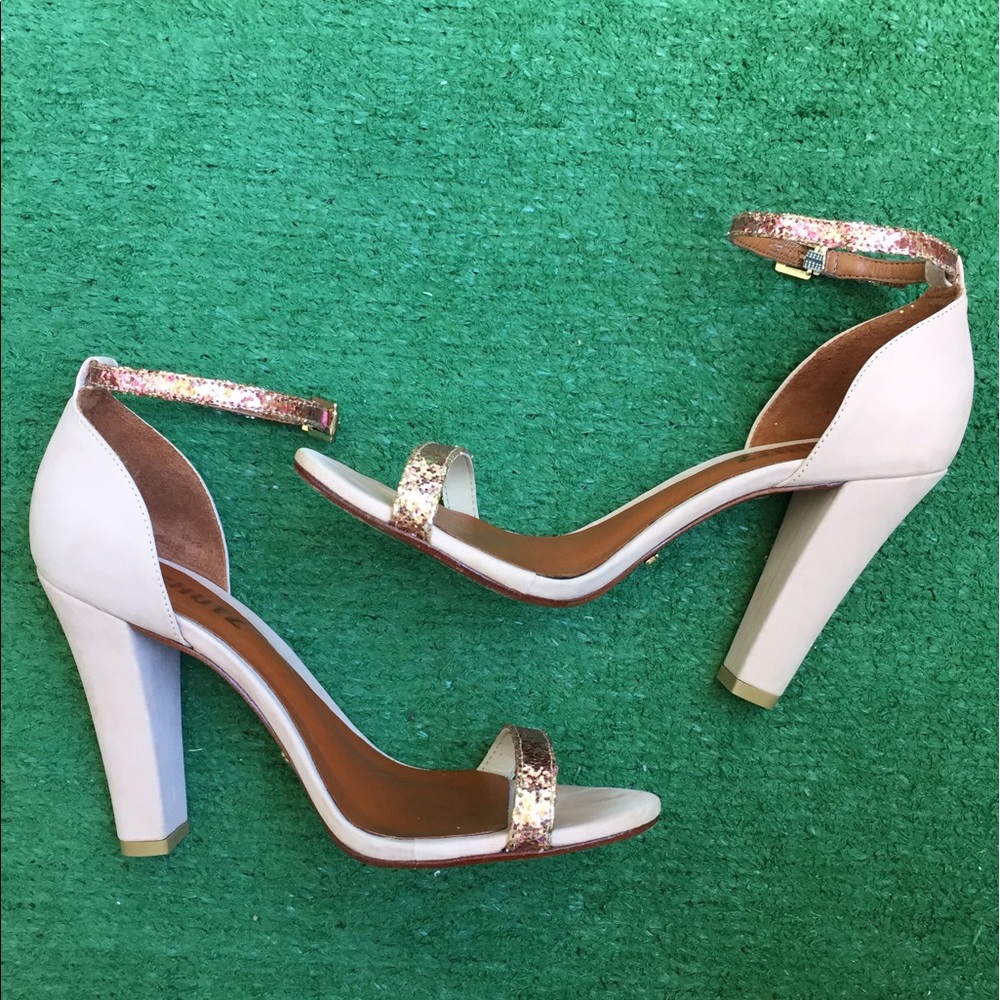 Schultz Glitter Strap Sandal