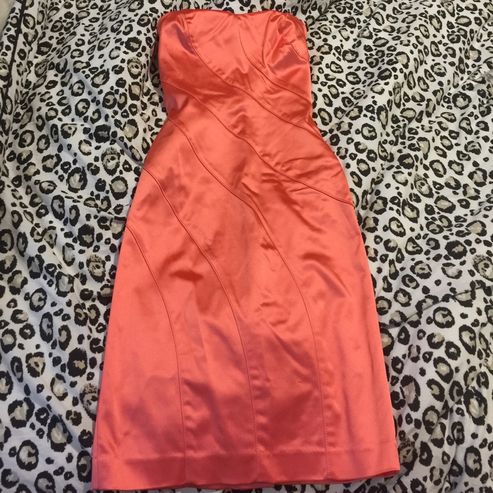 Bebe beautiful coral dress