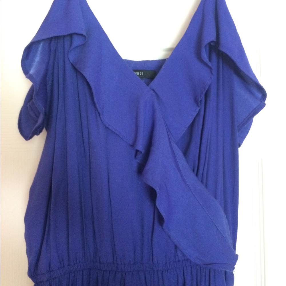 Ruffle maxi dress