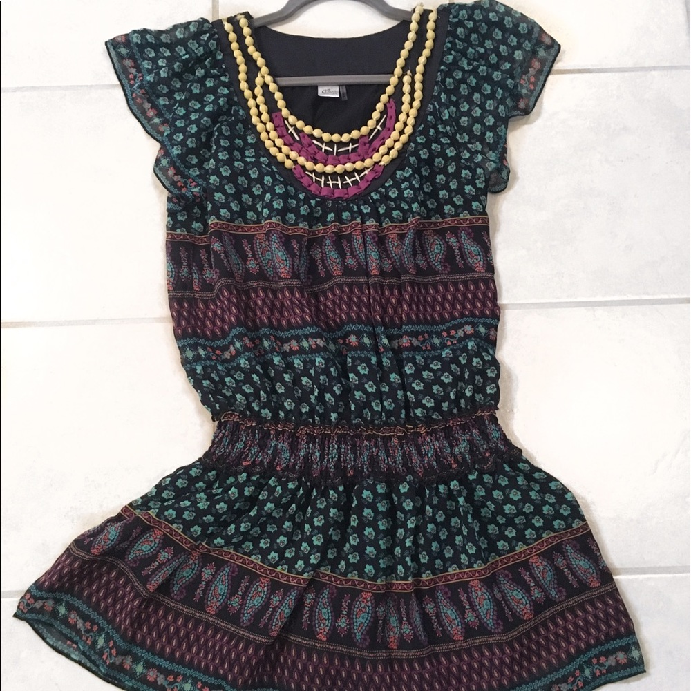 Boho Short Dress.