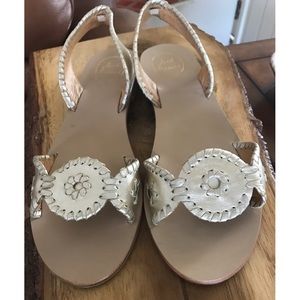 Platinum Jack Rogers Sandals