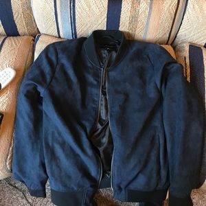 Banana Republic Men's Suede Bomber Jacket