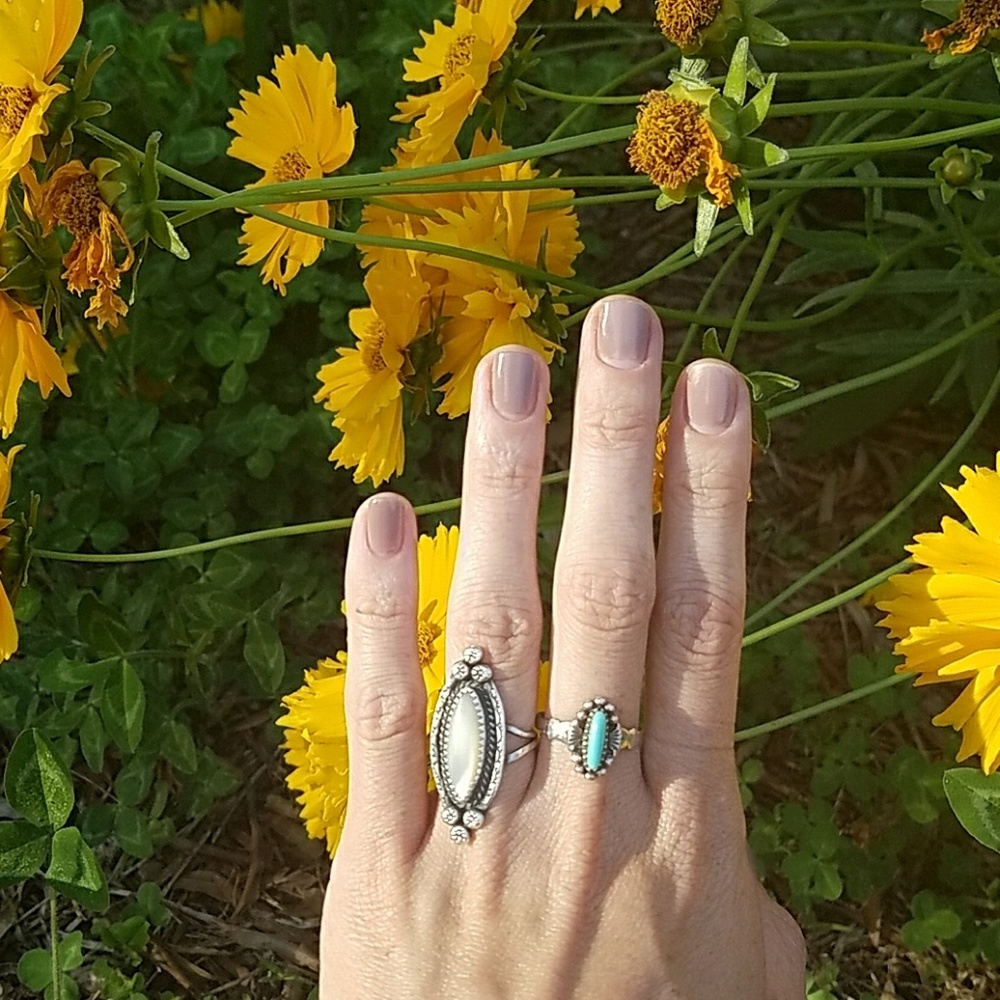 Turquoise & Sterling ring