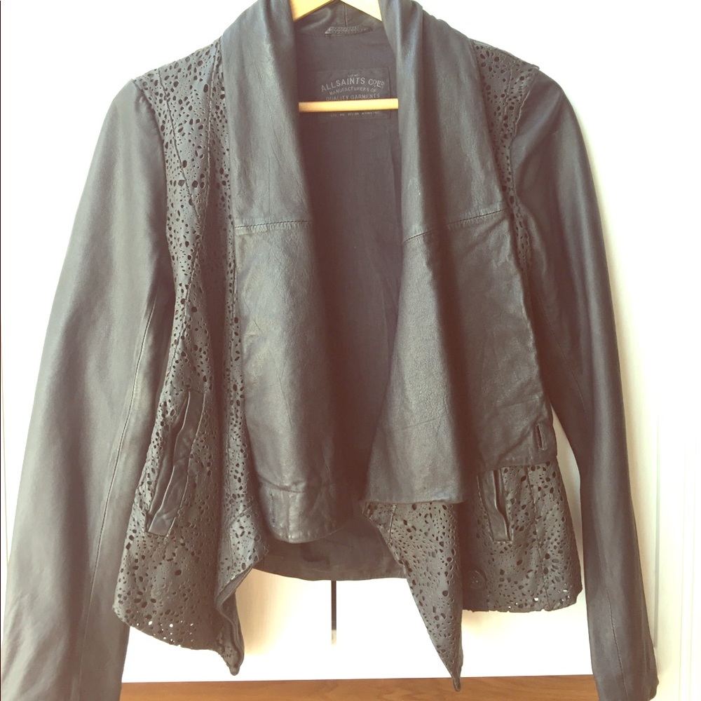 All Saints Spitalfields Leather Jacket
