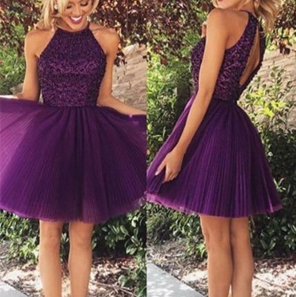 Sherri hill purple dress