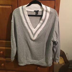 H&M oversized varsity sweatshirt