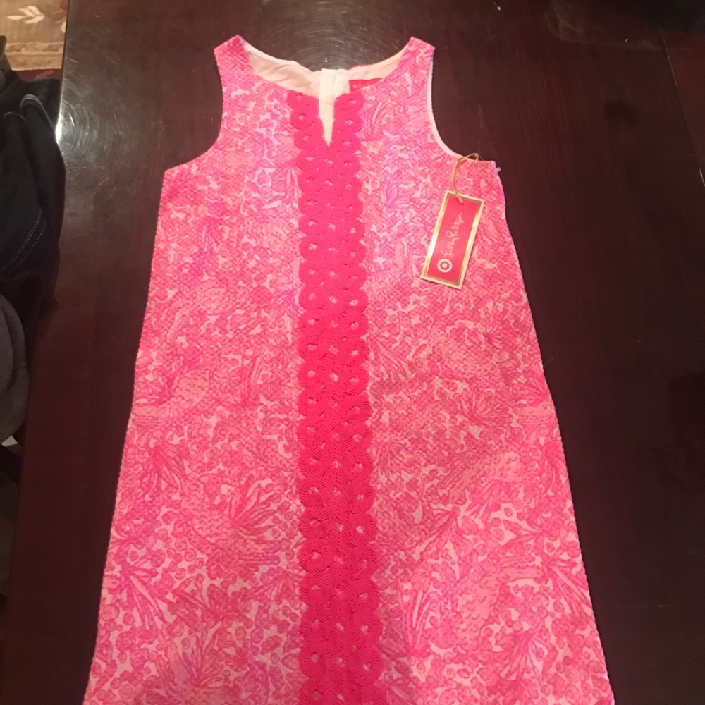 Pink and white Lilly Pulitzer X Target dress