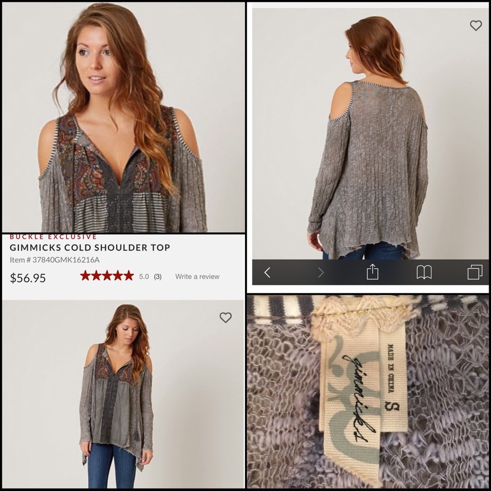 SOLD on Ⓜ️ for Less!! Gimmicks by BKE !NWT! - Picture 2 of 2