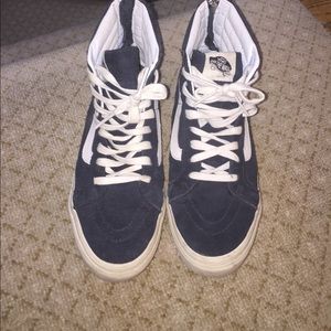Navy blue vans SK8-Hi