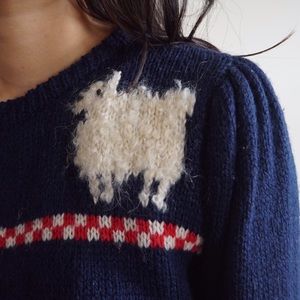 SOLD: Little Alpaca Sweater