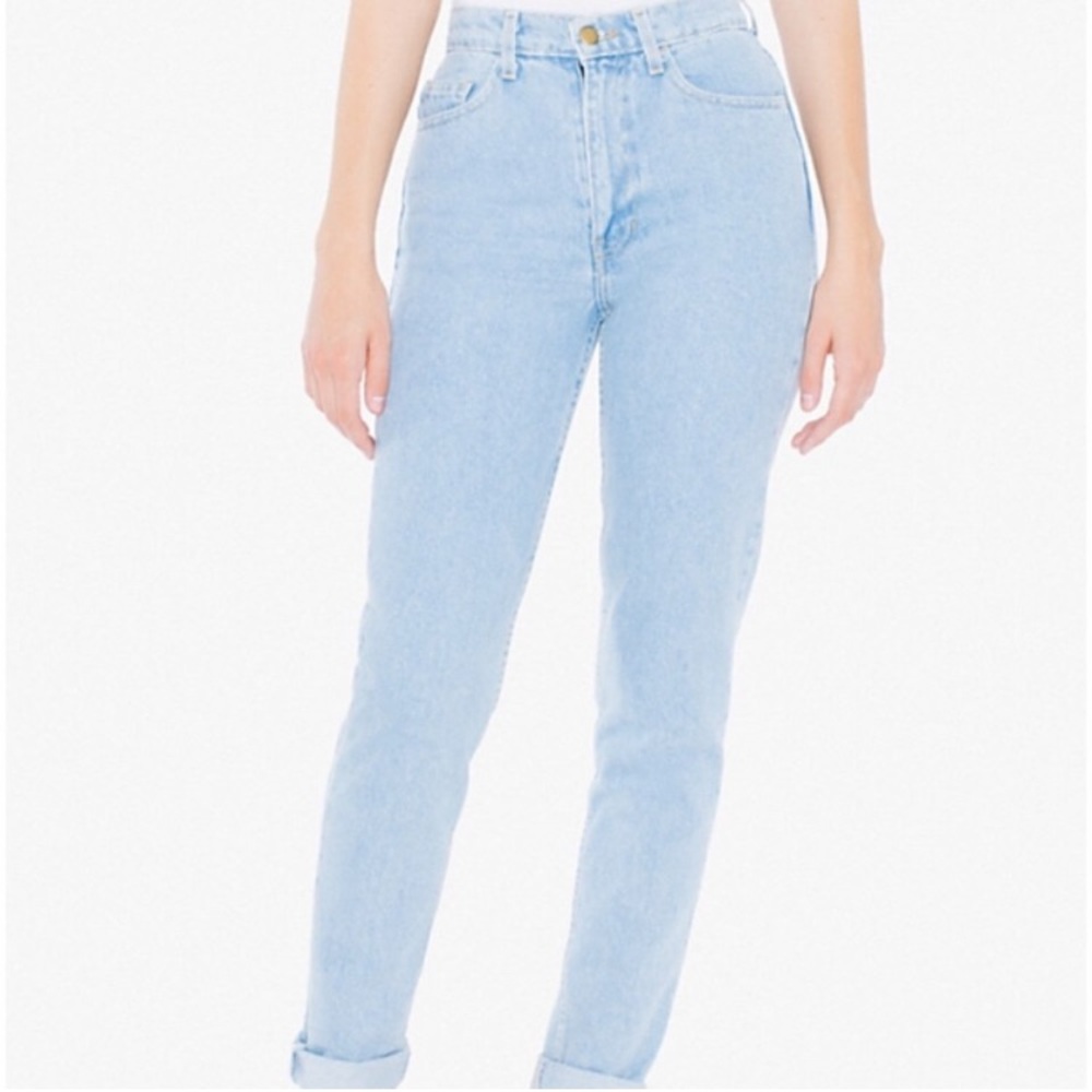American Apparel high waist jeans