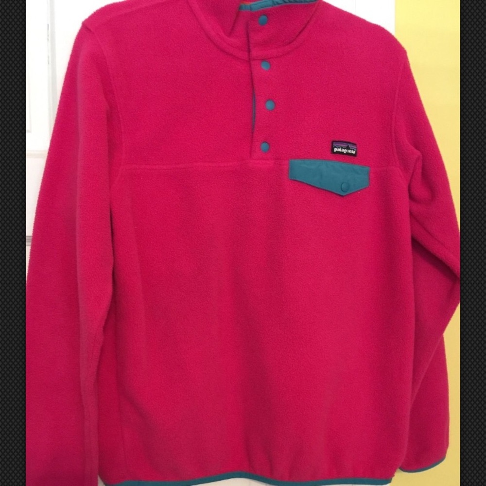 Women's Patagonia Synchilla Hot Pink Pullover