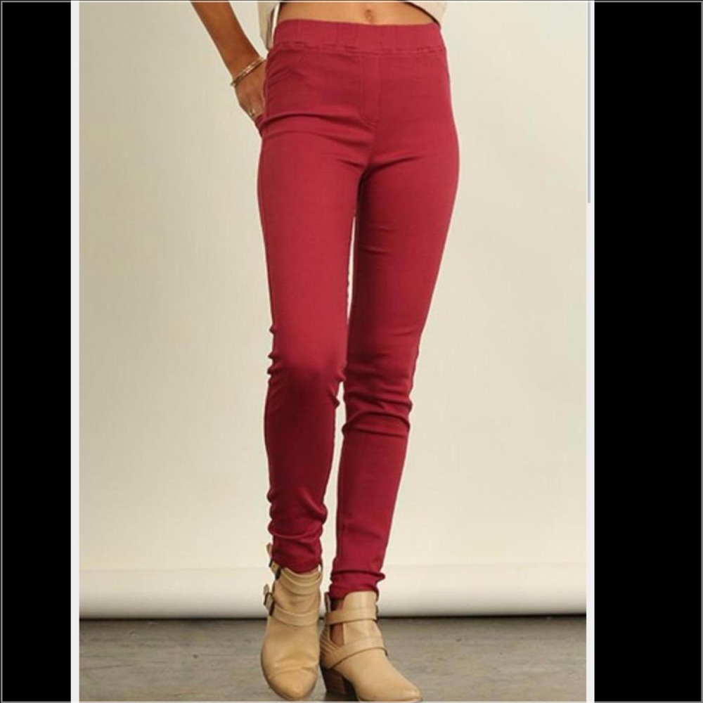High waisted jeggings