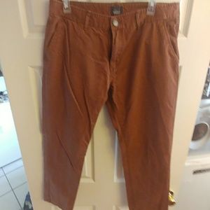 Mens 34x30 Gap Rust Red Chinos