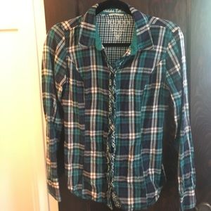 Plaid Guess Botton Down