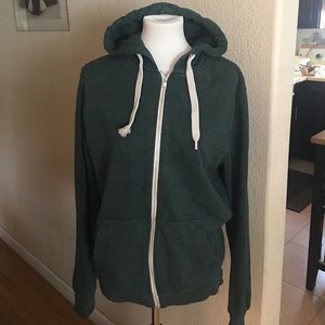 H&M green hoodie sweater
