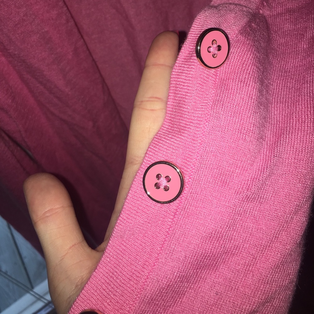 Lilly Pulitzer pink cardigan