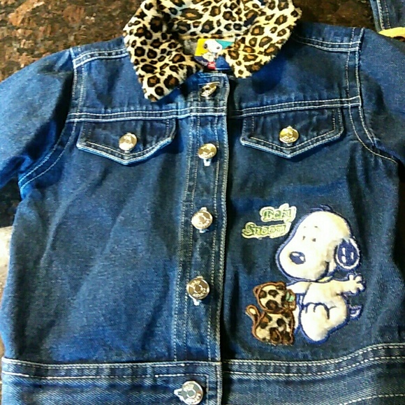 BABY SNOOPY DENIM JEANS & JACKET SET - Picture 3 of 6