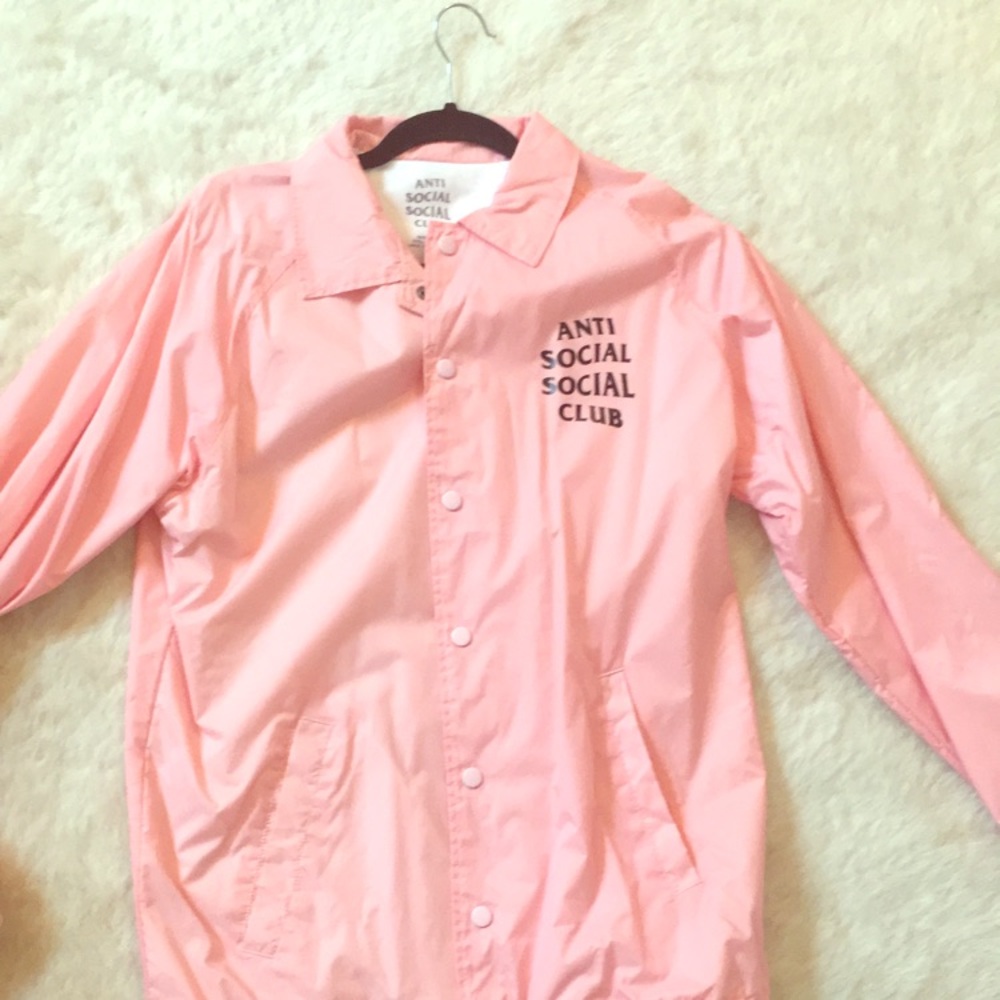Anti Social Social Club Jacket Pink