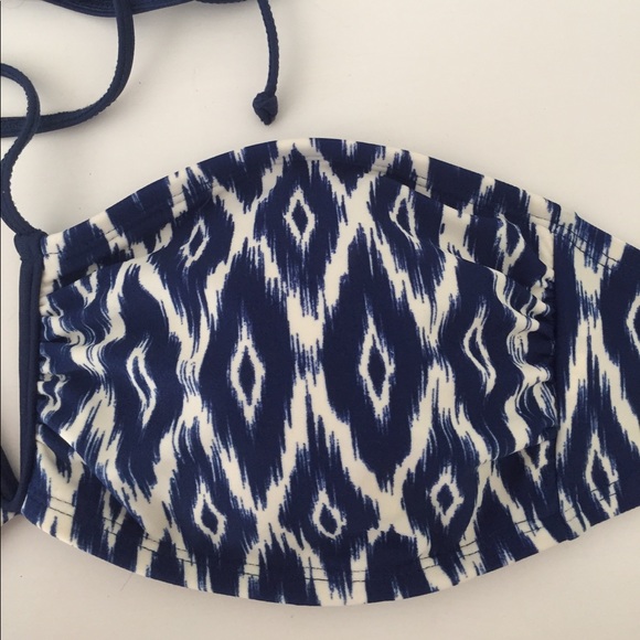 Converse - Navy + White Ikat Bikini Top - Picture 4 of 4
