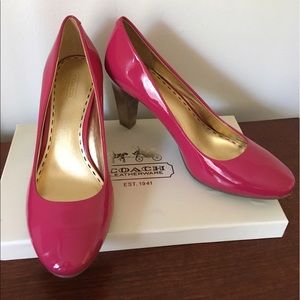 Coach: Sheri patent leather 3" heels