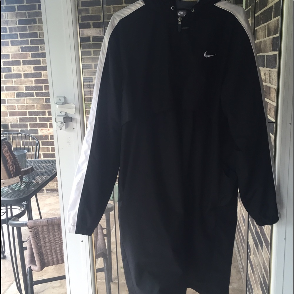 Black Nike parka