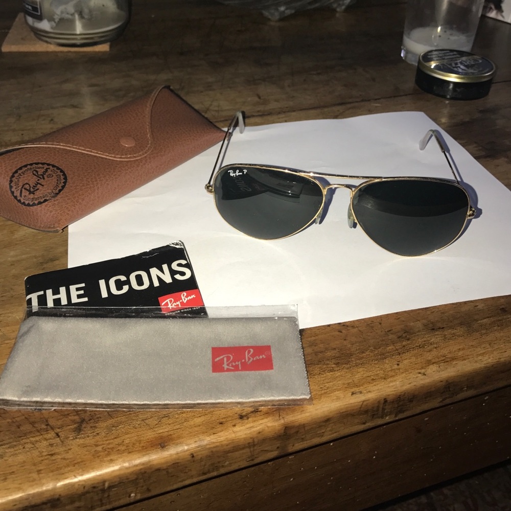 58 mm Brown Ray Bans