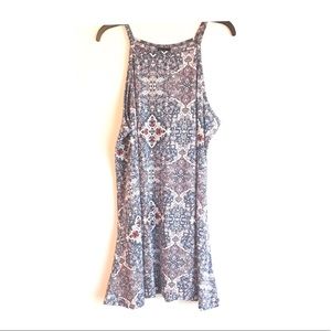 💥Rue 21 printed halter racerback tank/dress💥