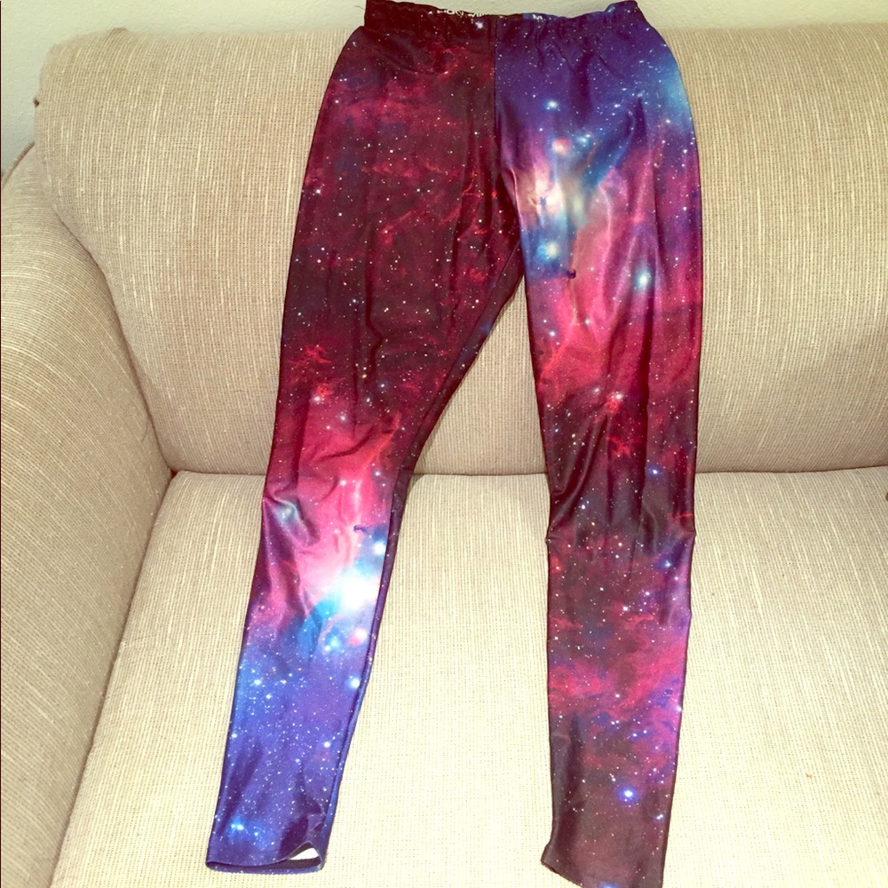 Black milk galaxy leggings size M