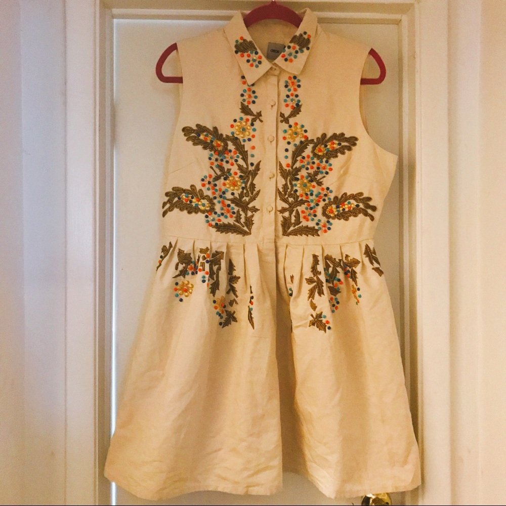 Asos Shirt dress with Habanero Embroidery - Picture 4 of 6